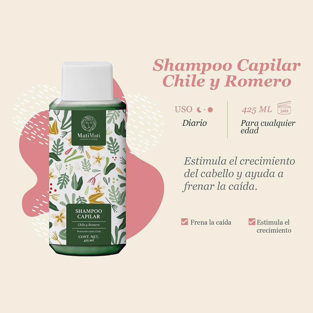 MatiMati - Shampoo Capilar Chile y Romero