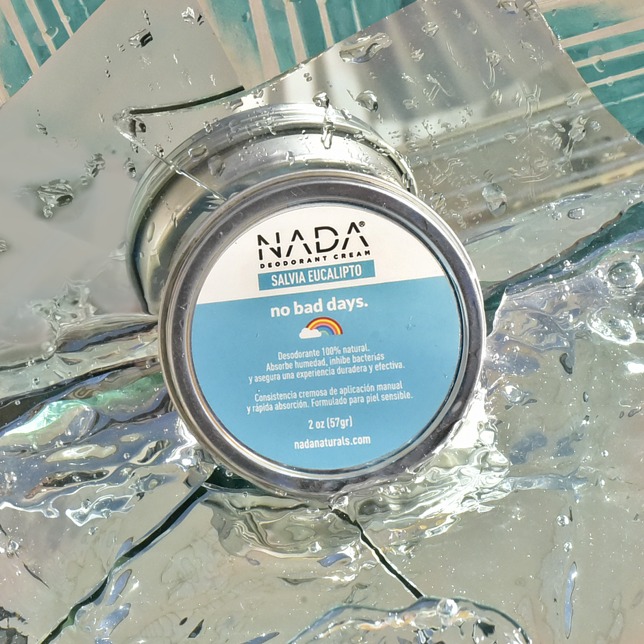 Nada Naturals - Desodorante Natural en Tarro Salvia Eucalipto