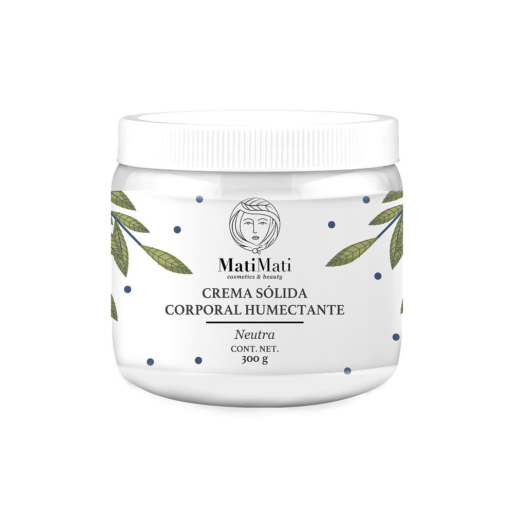 MatiMati - Crema Sólida Corporal Humectante Neutra