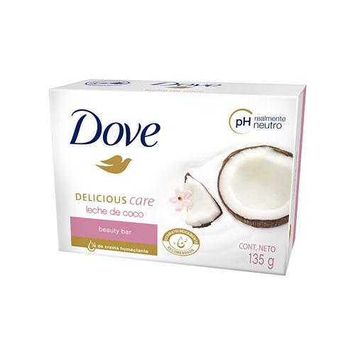 Dove - Barra de Belleza Dove Delicious Care Leche de Coco