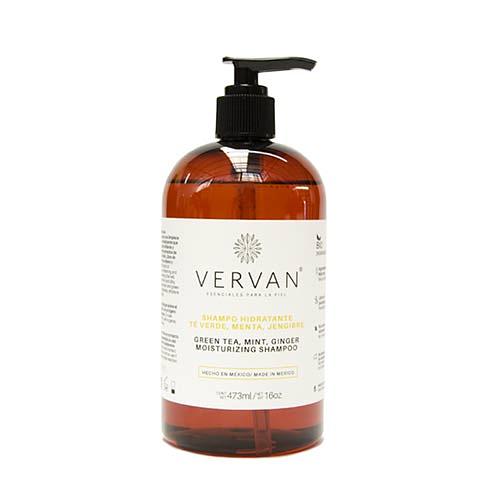 Vervan - Shampoo de Té Verde Menta y Jengibre