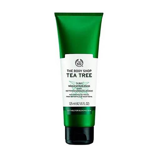 The Body Shop - Mascarilla Facial Exfoliante 3 en 1 Tea Tree