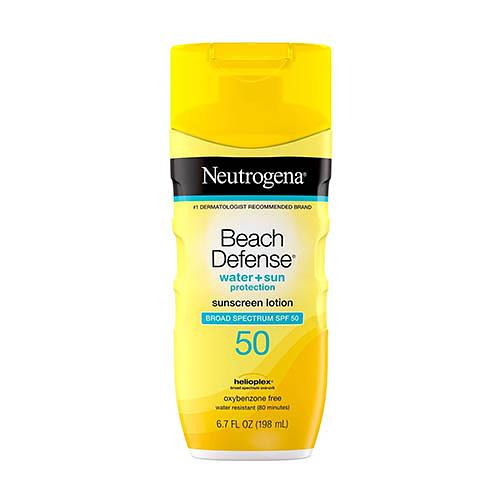 Neutrogena - Beach Defense® Water + Sun Protection Sunscreen Lotion Broad Spectrum SPF 50