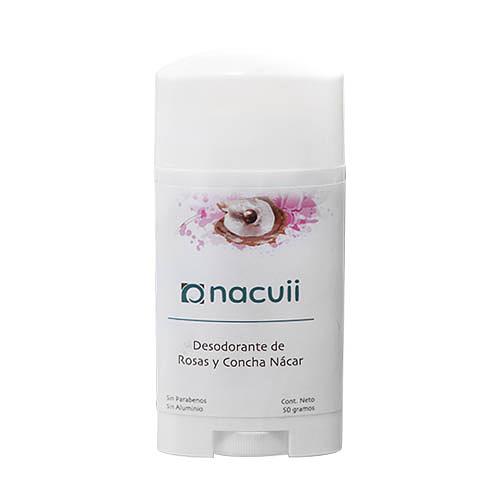 Nacuii - Desodorante de Rosas y Concha Nacar