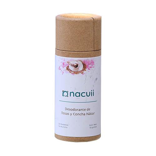 Nacuii - Desodorante de Rosas y Concha Nacar (Biodegradable)