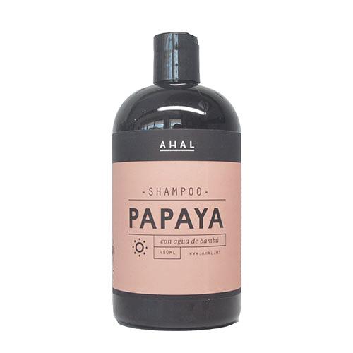 Ahal - Shampoo Papaya con agua de Bamboo